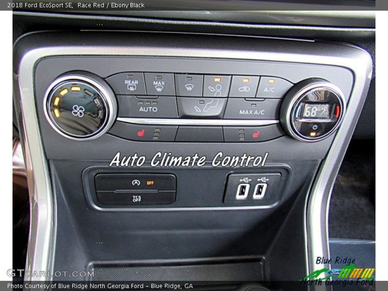 Race Red / Ebony Black 2018 Ford EcoSport SE