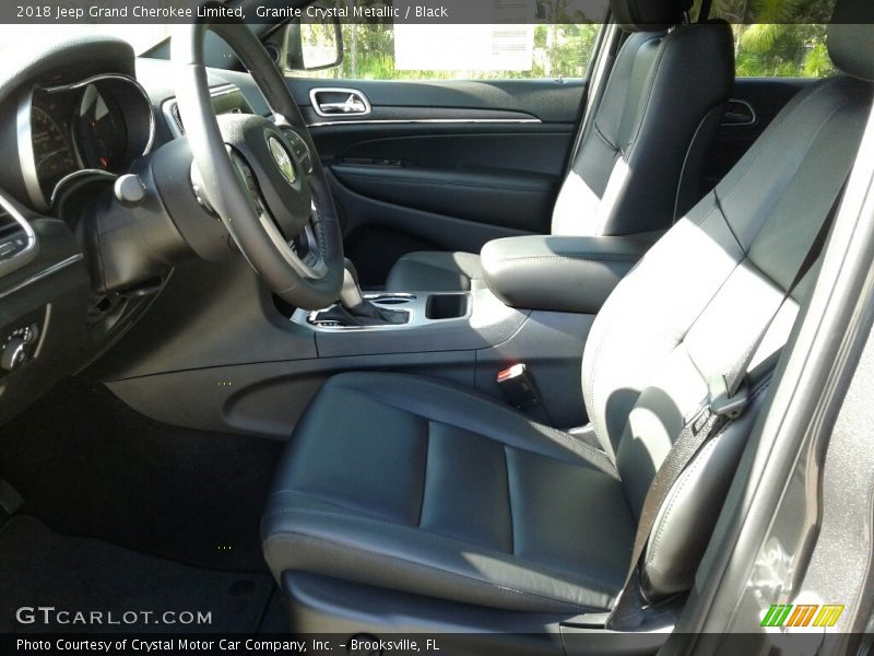 Granite Crystal Metallic / Black 2018 Jeep Grand Cherokee Limited
