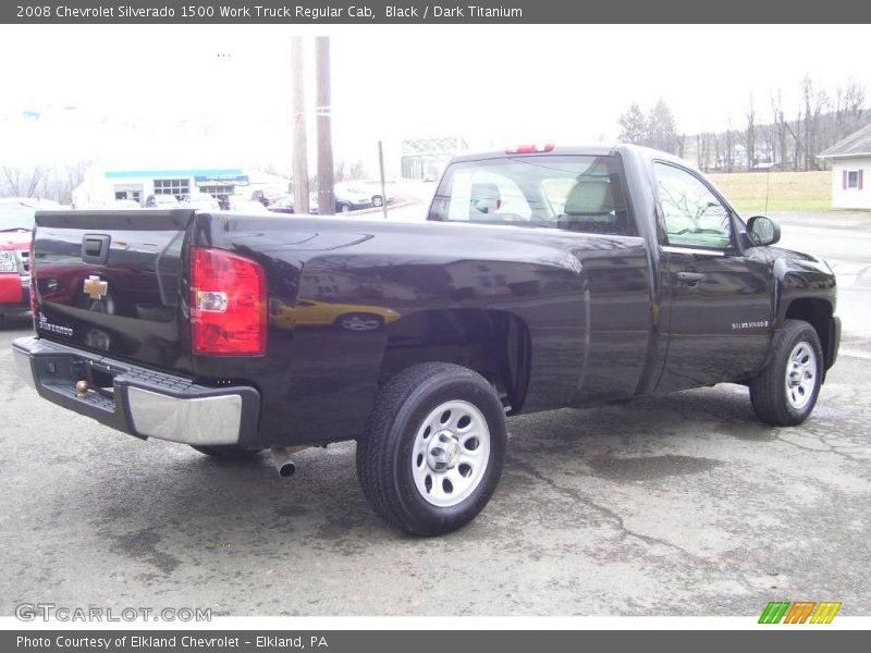 Black / Dark Titanium 2008 Chevrolet Silverado 1500 Work Truck Regular Cab