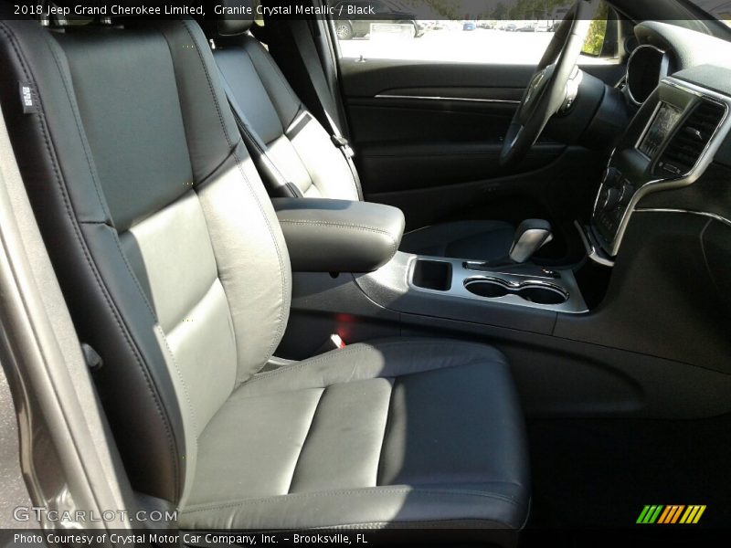 Granite Crystal Metallic / Black 2018 Jeep Grand Cherokee Limited