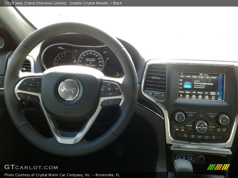 Granite Crystal Metallic / Black 2018 Jeep Grand Cherokee Limited