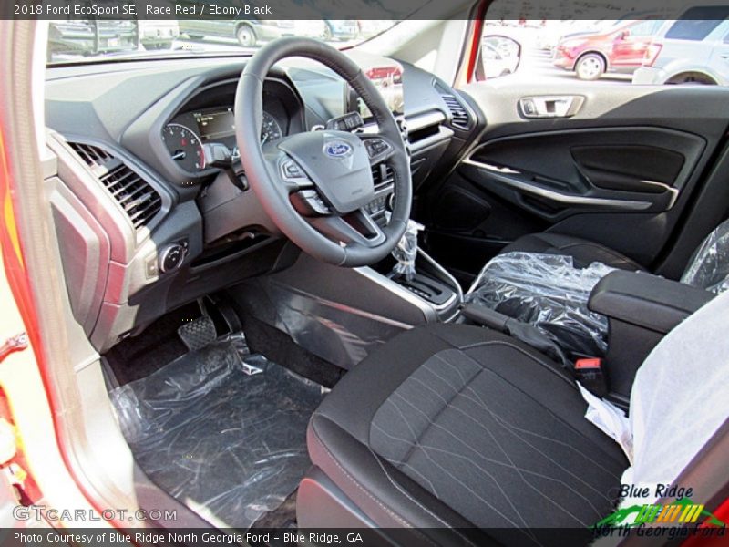 Race Red / Ebony Black 2018 Ford EcoSport SE