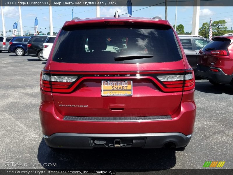 Deep Cherry Red Crystal Pearl / Black 2014 Dodge Durango SXT