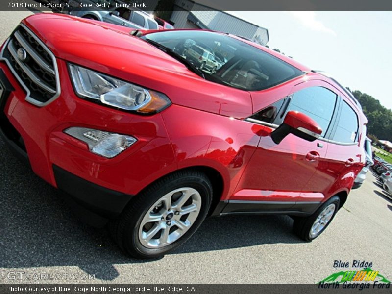 Race Red / Ebony Black 2018 Ford EcoSport SE