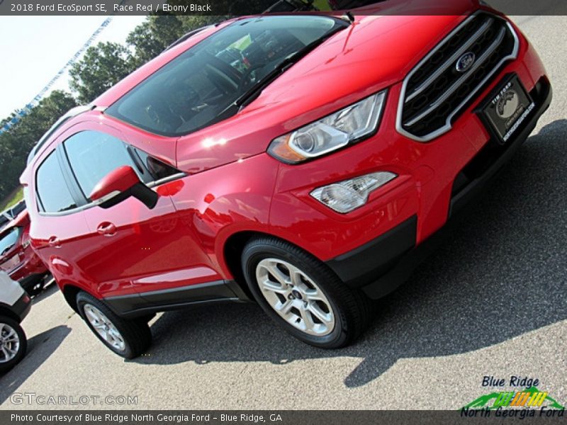 Race Red / Ebony Black 2018 Ford EcoSport SE