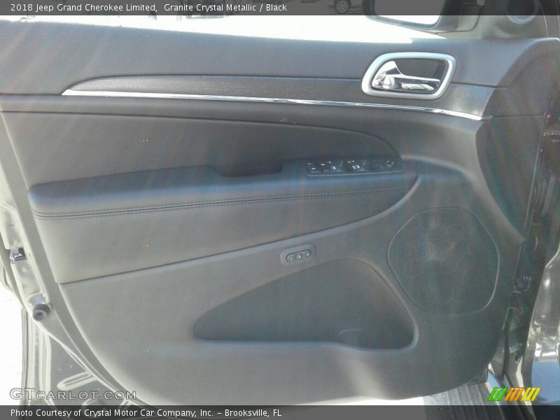 Granite Crystal Metallic / Black 2018 Jeep Grand Cherokee Limited