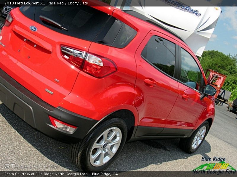 Race Red / Ebony Black 2018 Ford EcoSport SE