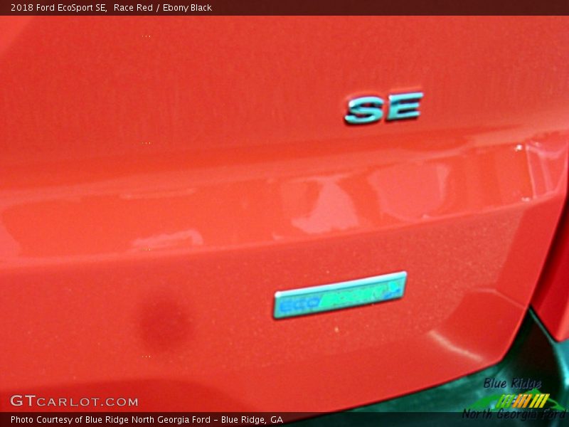 Race Red / Ebony Black 2018 Ford EcoSport SE