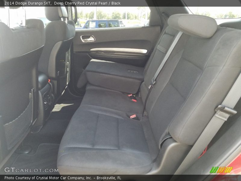 Deep Cherry Red Crystal Pearl / Black 2014 Dodge Durango SXT