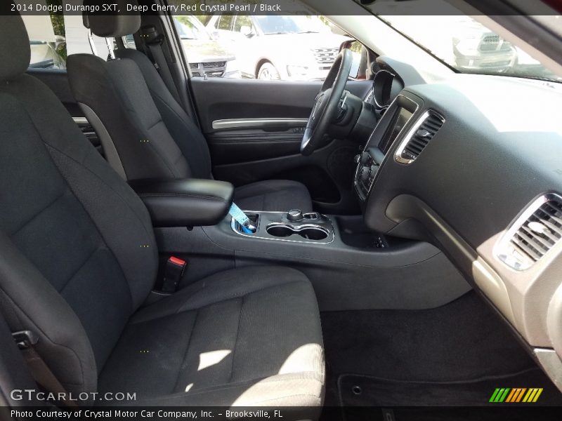 Deep Cherry Red Crystal Pearl / Black 2014 Dodge Durango SXT