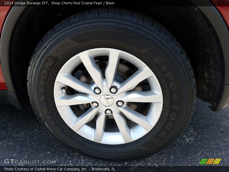 Deep Cherry Red Crystal Pearl / Black 2014 Dodge Durango SXT