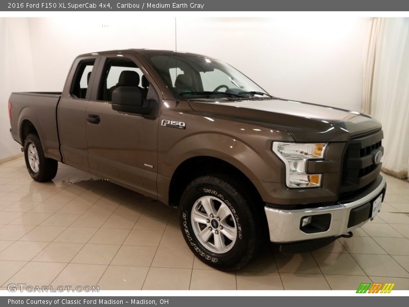 Caribou / Medium Earth Gray 2016 Ford F150 XL SuperCab 4x4