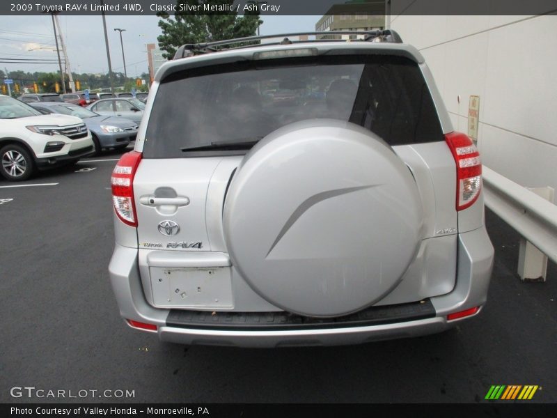 Classic Silver Metallic / Ash Gray 2009 Toyota RAV4 Limited 4WD