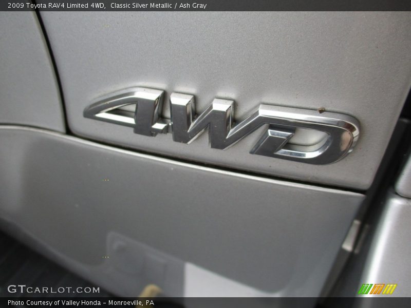 Classic Silver Metallic / Ash Gray 2009 Toyota RAV4 Limited 4WD