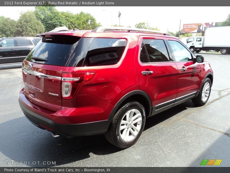 Ruby Red Metallic / Medium Light Stone 2013 Ford Explorer XLT