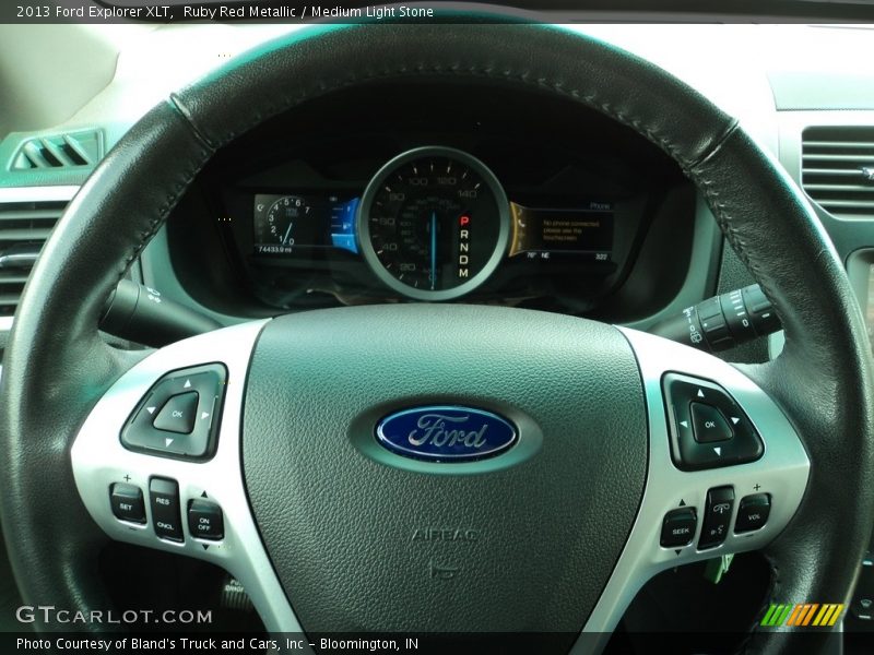 Ruby Red Metallic / Medium Light Stone 2013 Ford Explorer XLT