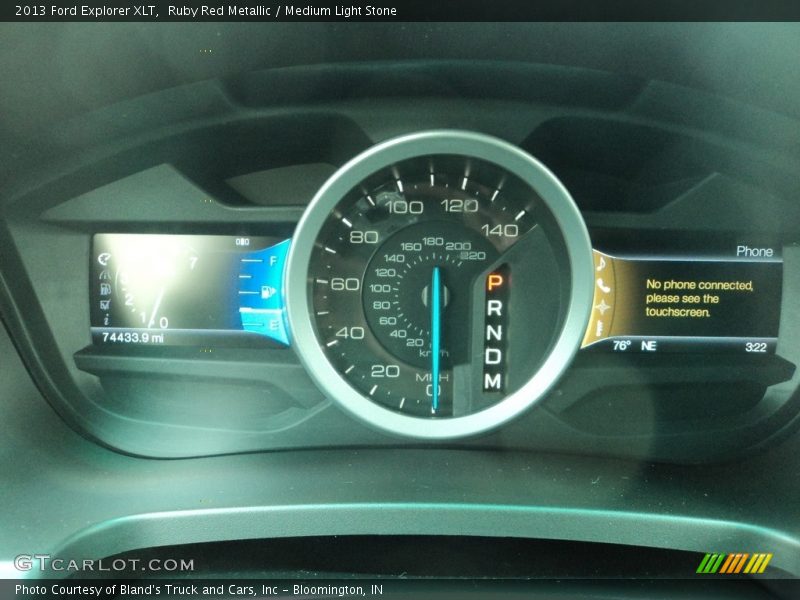 Ruby Red Metallic / Medium Light Stone 2013 Ford Explorer XLT