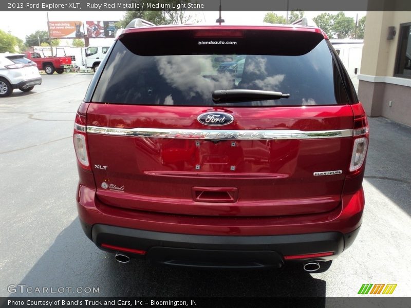 Ruby Red Metallic / Medium Light Stone 2013 Ford Explorer XLT
