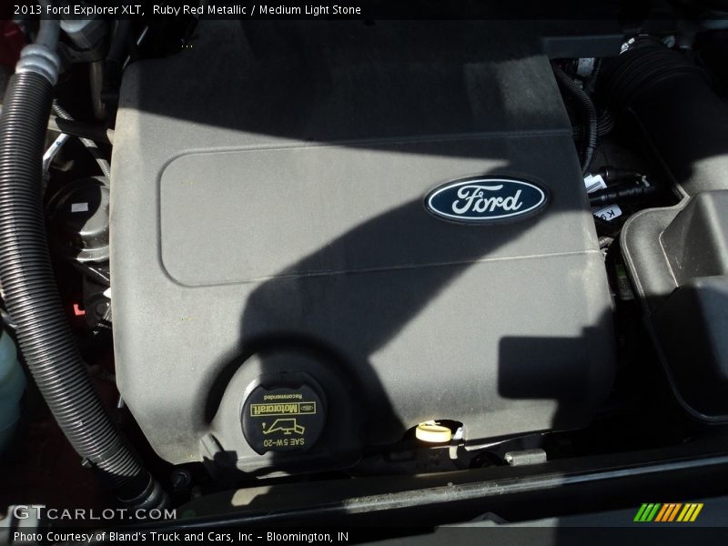 Ruby Red Metallic / Medium Light Stone 2013 Ford Explorer XLT
