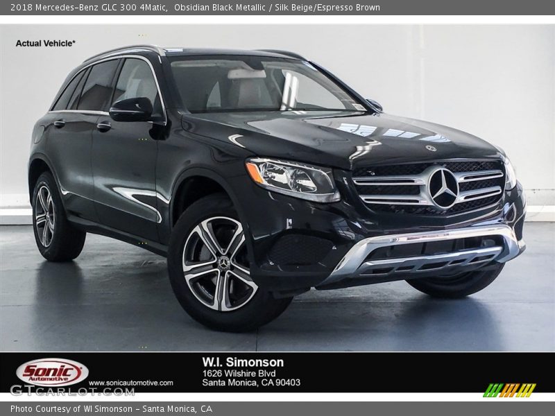 Obsidian Black Metallic / Silk Beige/Espresso Brown 2018 Mercedes-Benz GLC 300 4Matic