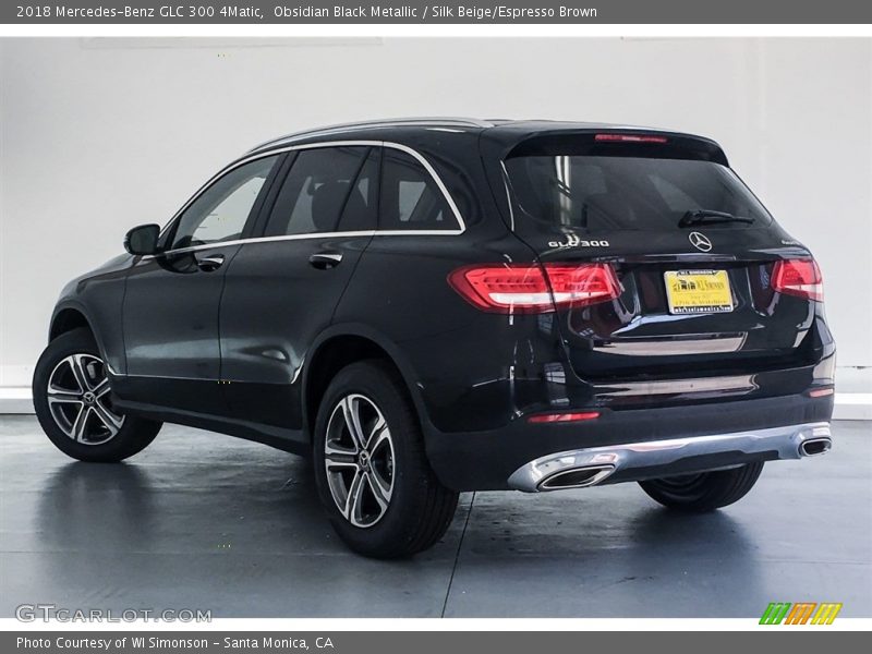 Obsidian Black Metallic / Silk Beige/Espresso Brown 2018 Mercedes-Benz GLC 300 4Matic