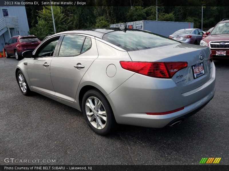 Satin Metal Metallic / Beige 2013 Kia Optima EX