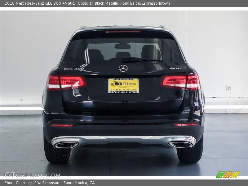Obsidian Black Metallic / Silk Beige/Espresso Brown 2018 Mercedes-Benz GLC 300 4Matic