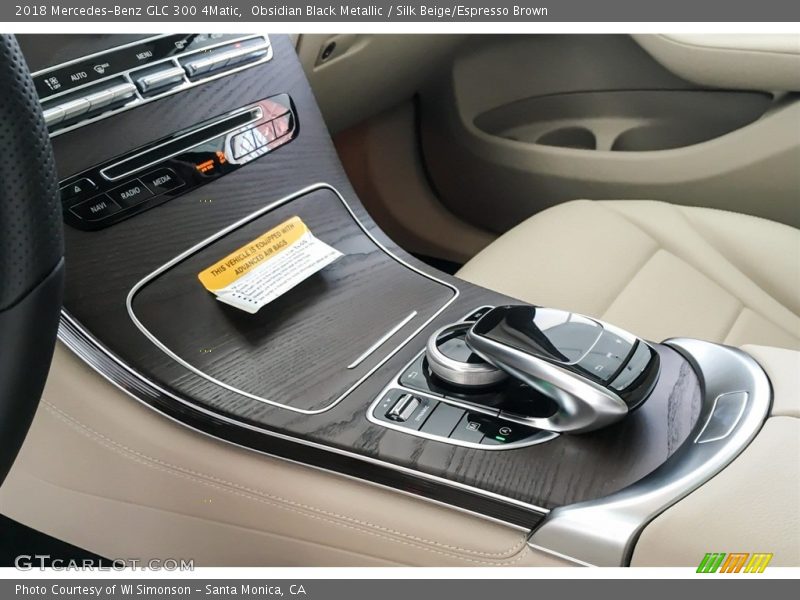 Obsidian Black Metallic / Silk Beige/Espresso Brown 2018 Mercedes-Benz GLC 300 4Matic