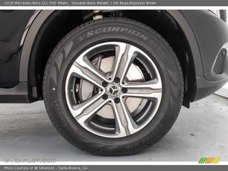 Obsidian Black Metallic / Silk Beige/Espresso Brown 2018 Mercedes-Benz GLC 300 4Matic