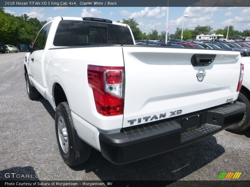 Glacier White / Black 2018 Nissan TITAN XD S King Cab 4x4