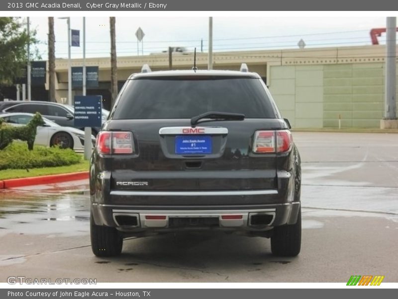 Cyber Gray Metallic / Ebony 2013 GMC Acadia Denali