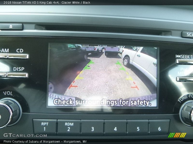 Glacier White / Black 2018 Nissan TITAN XD S King Cab 4x4