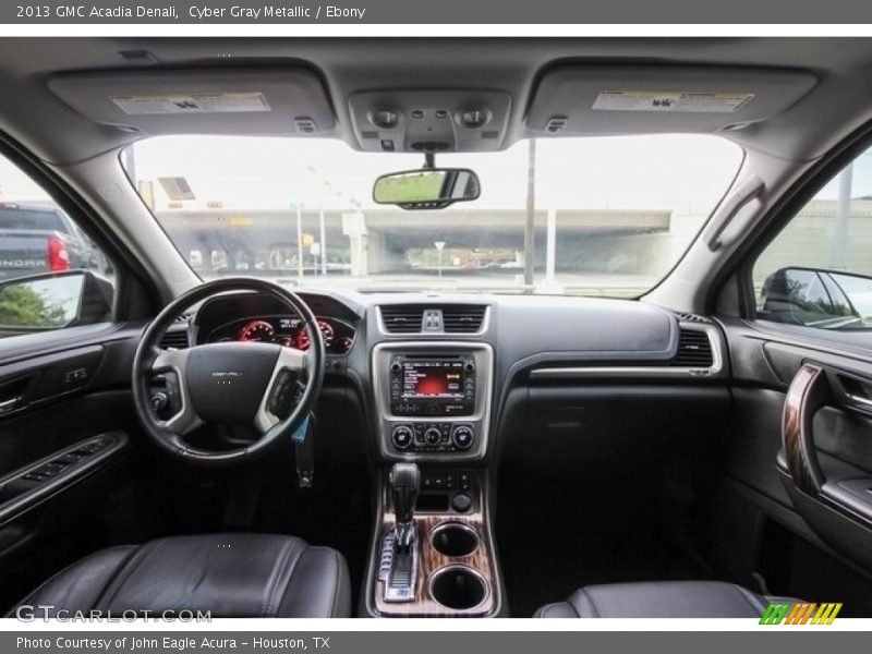 Cyber Gray Metallic / Ebony 2013 GMC Acadia Denali