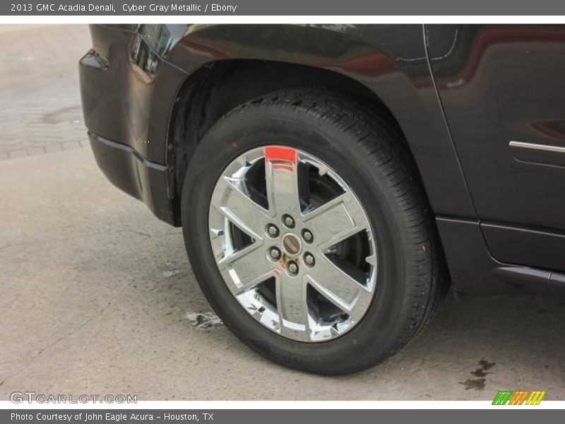 Cyber Gray Metallic / Ebony 2013 GMC Acadia Denali