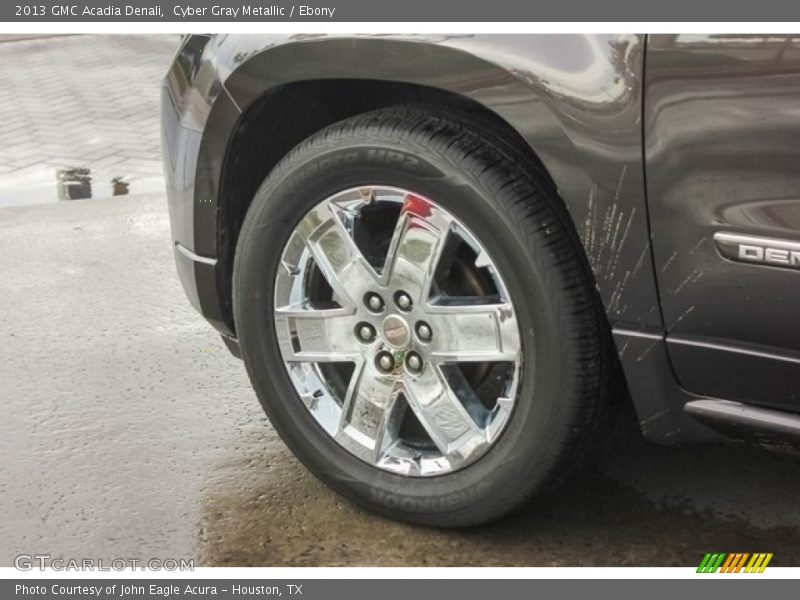 Cyber Gray Metallic / Ebony 2013 GMC Acadia Denali