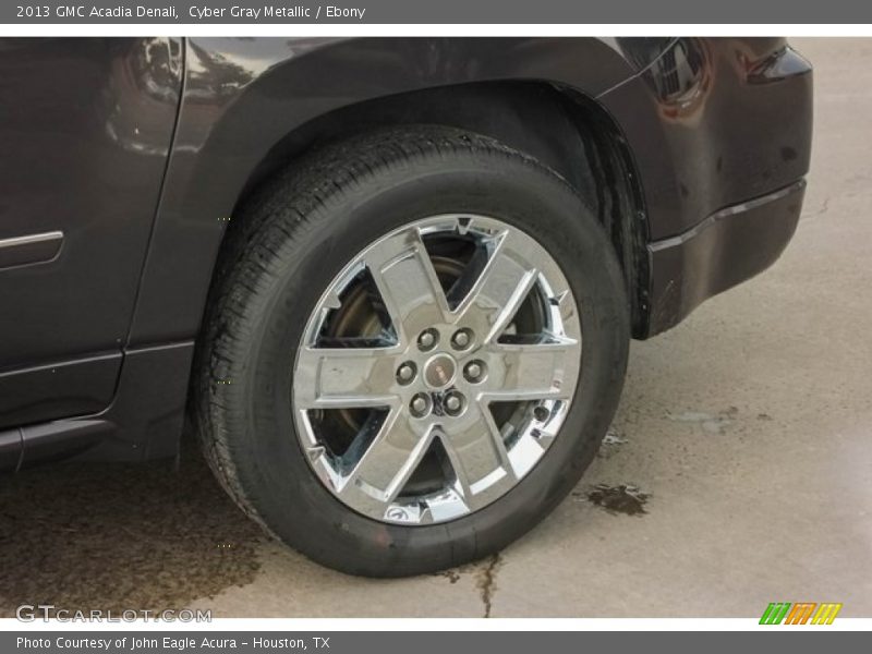 Cyber Gray Metallic / Ebony 2013 GMC Acadia Denali