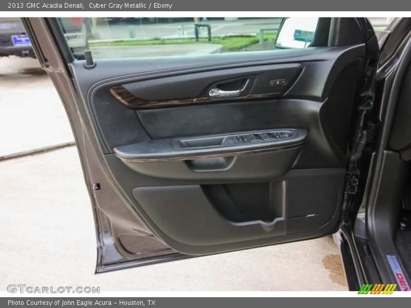 Cyber Gray Metallic / Ebony 2013 GMC Acadia Denali