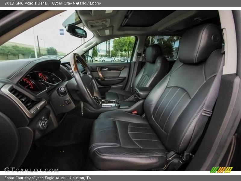 Cyber Gray Metallic / Ebony 2013 GMC Acadia Denali