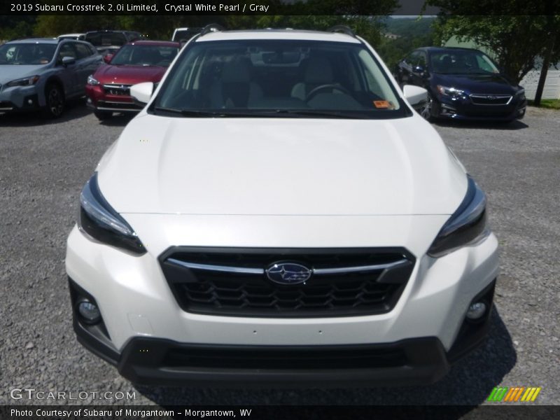 Crystal White Pearl / Gray 2019 Subaru Crosstrek 2.0i Limited