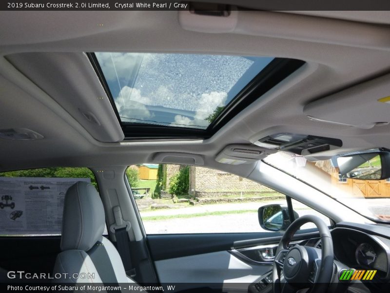 Crystal White Pearl / Gray 2019 Subaru Crosstrek 2.0i Limited