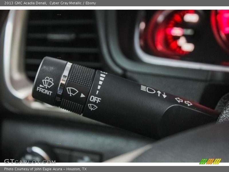 Cyber Gray Metallic / Ebony 2013 GMC Acadia Denali