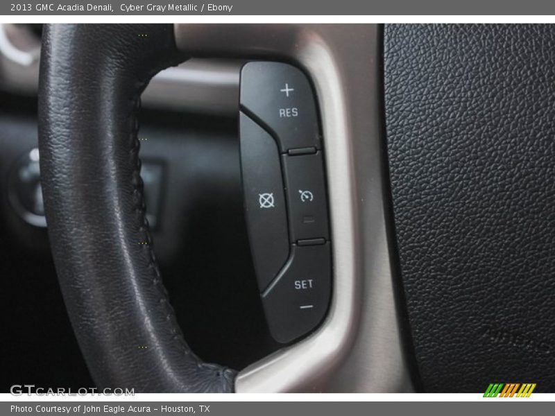 Cyber Gray Metallic / Ebony 2013 GMC Acadia Denali