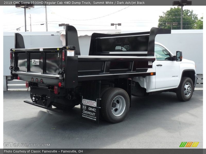 Summit White / Dark Ash/Jet Black 2019 GMC Sierra 3500HD Regular Cab 4WD Dump Truck
