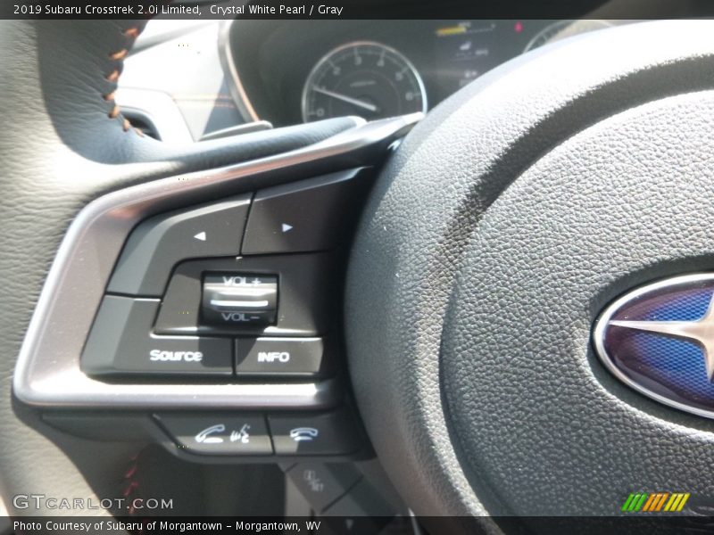 Crystal White Pearl / Gray 2019 Subaru Crosstrek 2.0i Limited