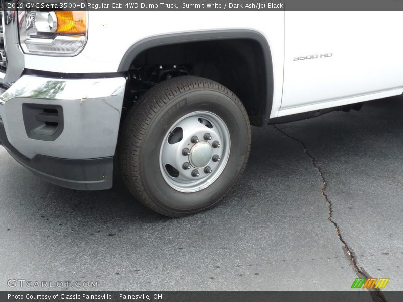 Summit White / Dark Ash/Jet Black 2019 GMC Sierra 3500HD Regular Cab 4WD Dump Truck