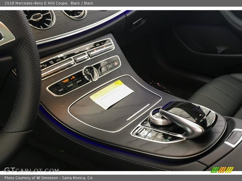 Black / Black 2018 Mercedes-Benz E 400 Coupe