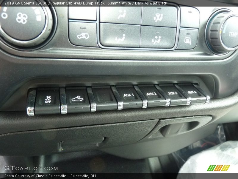 Summit White / Dark Ash/Jet Black 2019 GMC Sierra 3500HD Regular Cab 4WD Dump Truck