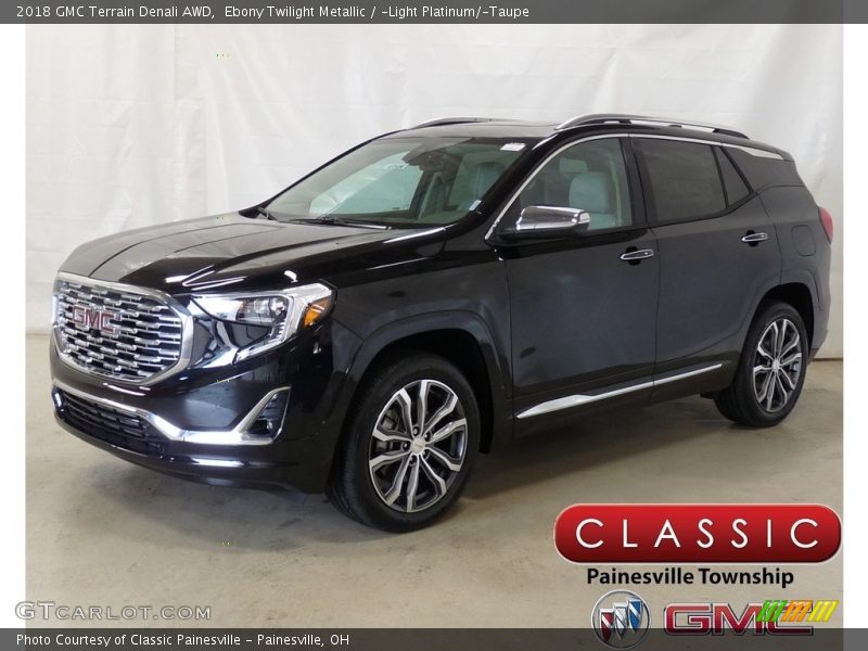 Ebony Twilight Metallic / ­Light Platinum/­Taupe 2018 GMC Terrain Denali AWD