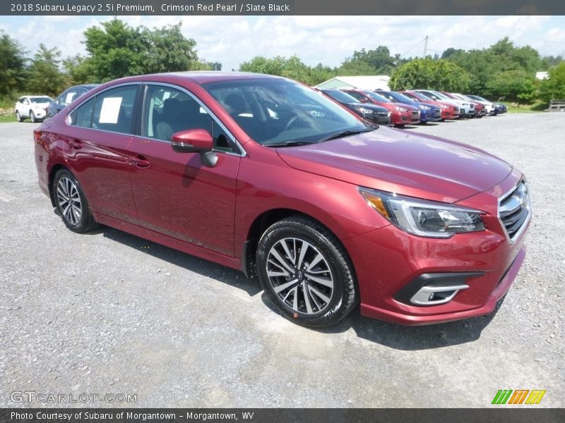 Crimson Red Pearl / Slate Black 2018 Subaru Legacy 2.5i Premium