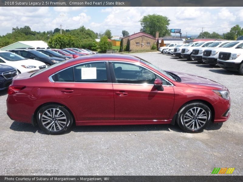 Crimson Red Pearl / Slate Black 2018 Subaru Legacy 2.5i Premium